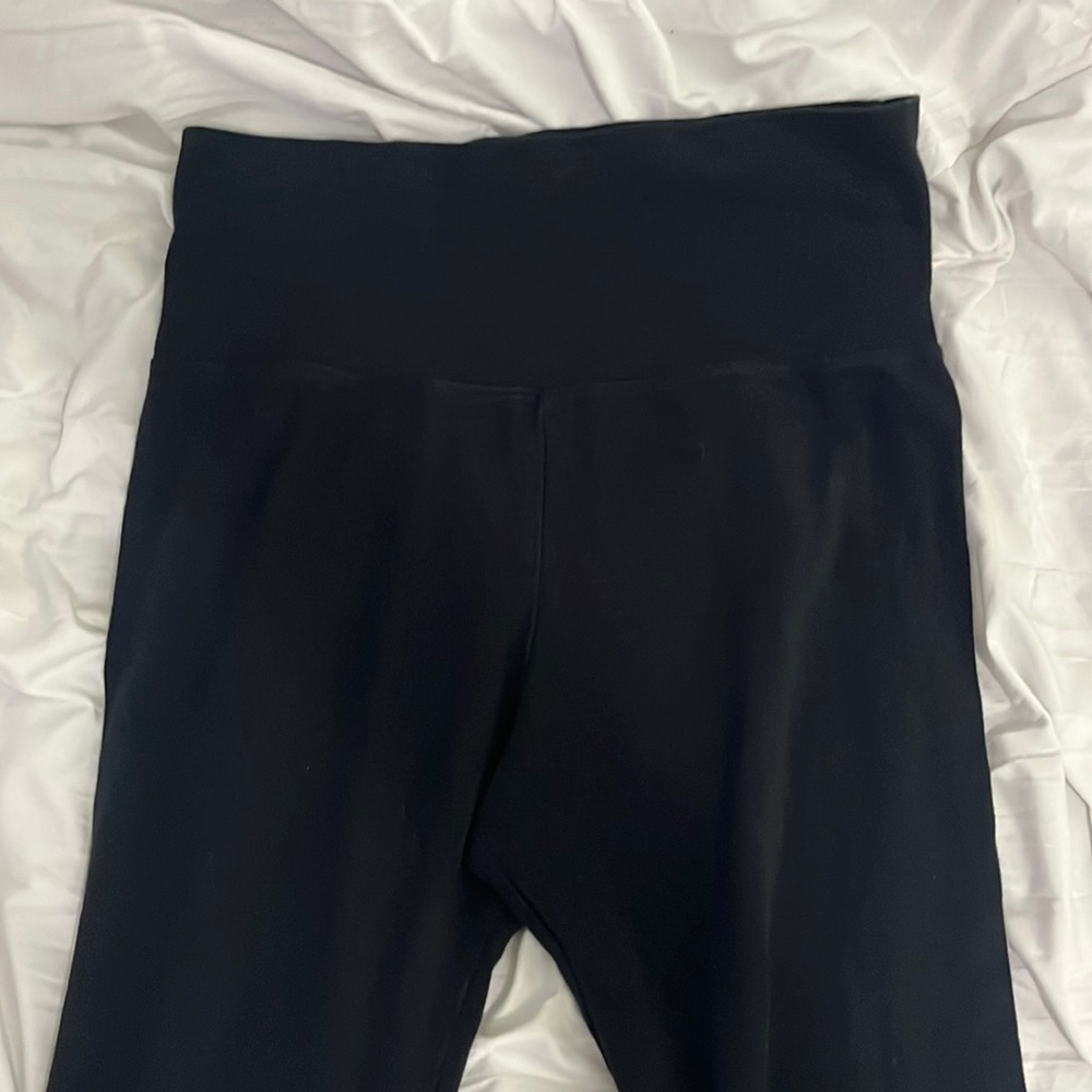 Brandy Melville Black Flared Leggings